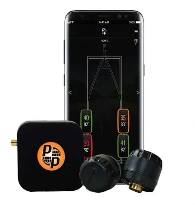 FX2K – JR PRODUCTS Tire Pressure Monitoring System - TPMS, For Use With Towables (Boats/ Box/ Flatbed/ Livestock/ Cam...